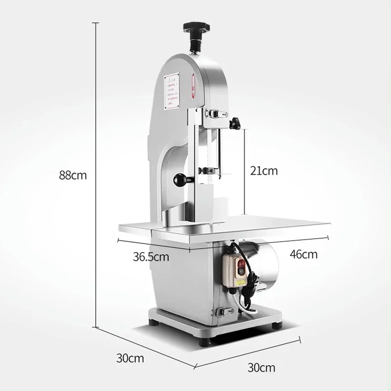 Meat Band Saw Cutting Machine - Segaossa Commerciale a Nastro per Carne,