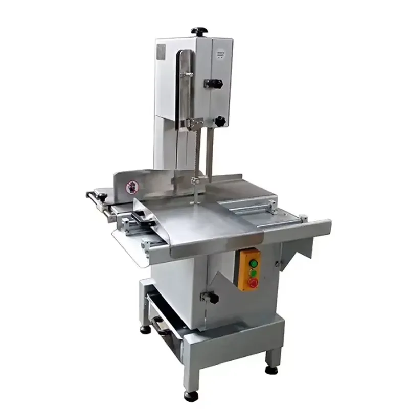 Meat Band Saw Cutting Machine - Segaossa Elettrica Semiautomatica in Alluminio per