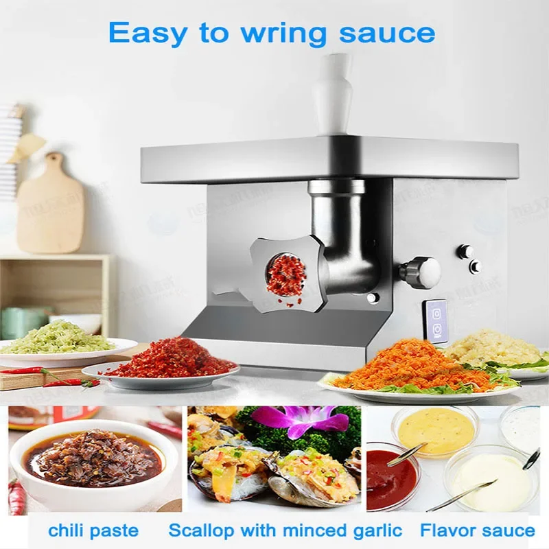 Electric Meat Mincer 850W - Tritacarne Elettrico 850W, Processore Alimentare Commerciale,