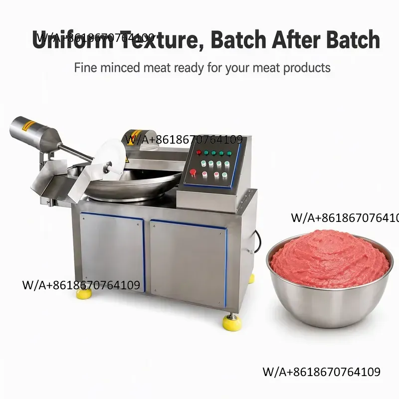 Commercial Bowl Chopper Meat - Tritacarne Commerciale a Ciotola in Acciaio